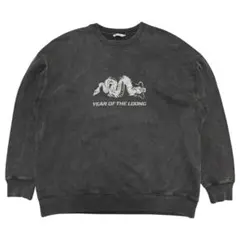 ZARA YEAR OF THE LOONG ヴィンテージ加工 スウェット L