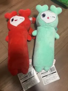 TWICE LOVELYS のびふにゃポーチ ミナ チェヨン 2体