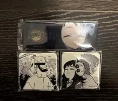 鬼滅の刃 ダイニングお楽しみくじ スクエア&ロング缶バッジ 錆兎&真菰3点セット