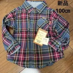 EAST BLUE チェック柄長袖シャツ