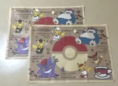 ポケモンカフェ ランチョンマット 2枚セット ※配送時折りますのサムネイル