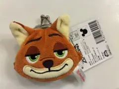 ズートピア　がま口　ディズニー ニック・ワイルド コインケース
