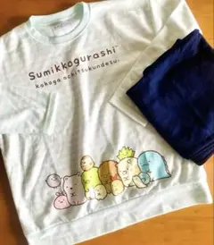 新品・未使用 女の子150長袖薄手パジャマ すみっコぐらし ミント