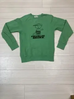 BEAMS チャーリー スヌーピー スウェット SPRUCE 復刻 グリーン 明日発売！！トリプルコラボレーションスウェット！！｜ビームス