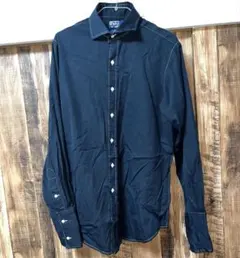 Polo by Ralph Lauren 長袖カフスシャツ　ブラック　L 11