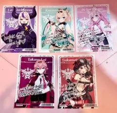 ホロライブ holoX in アニメイトフェア特典 ブロマイド　5枚セット