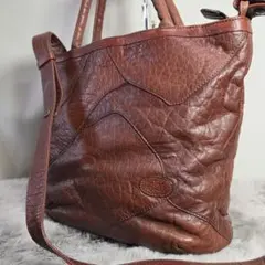 ​【美品】IBIZA イビサ バッファローレザー 2WAYバッグ 日本製