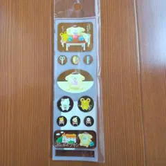 ポムポムプリン　金箔押しシール