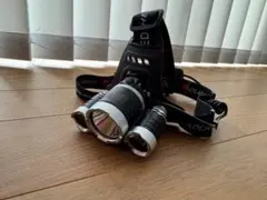 高輝度 3LED ヘッドライト ブラック