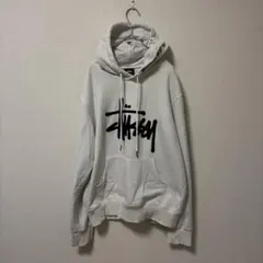 STUSSY ステューシー パーカー ホワイト L