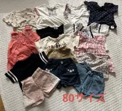 【値下げ中】女の子洋服　リュック　春夏秋冬80-90cm おまけ付き