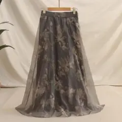 ココディール オーガンジーフロッキースカート　タグ付き　新品未使用