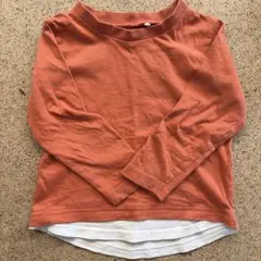 ELFINDOLL オレンジ 長袖Tシャツ 90