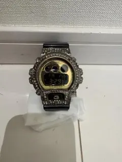 CASIO G-SHOCK カスタム ラインストーン DW6900 ゴールド - メルカリ