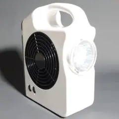 防災/非常時用！充電式扇風機&LEDライト　未使用品♪