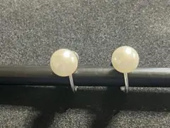 まとめてアクセサリー№104　イヤリング㊲　パール色 シルバー色