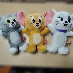 トムとジェリー ぬいぐるみセット 約20cm