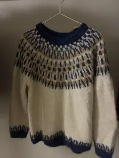 ノルディック柄 セーター 長袖