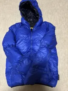 超美品　Pirelli フード付きダウンジャケット S 青