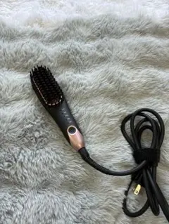 Agetuya ブラシヘアアイロン 温度調整可能