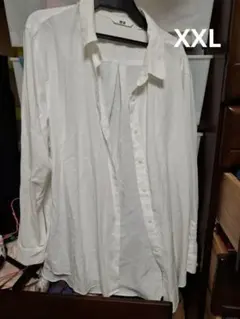 UNIQLO 長袖シャツ ホワイト XXLのサムネイル