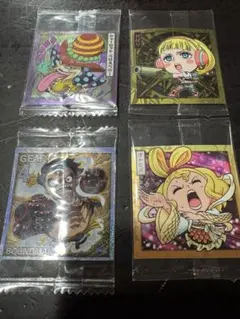 ワンピース大海賊シールウエハース 4枚セット