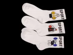 スポーツ柄靴下