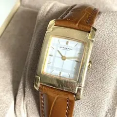 稼動品　Burberry バーバリー レクタンギュラー　ゴールド　人気　腕時計 稼動品 Burberry レクタンギュラー タンク アンティーク 腕時計 - メルカリ