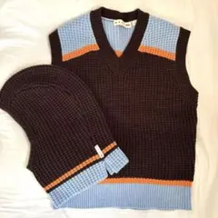 美品✨UNIQLO × MARNI セット　ポップコーンニット　バラクラバ