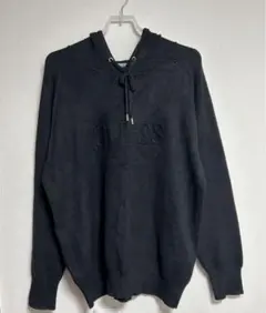 GUESS ニットパーカー ブラック 冬服