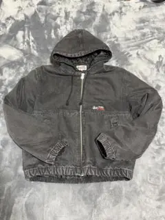 Stussy Quality Workgear デニム フーデッドジャケット Lのサムネイル