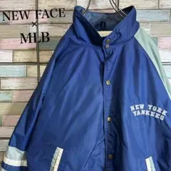 【90's】NEW FACE×MLB ヤンキース　ナイロンジャケット　ブルゾンのサムネイル