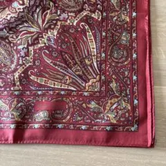 RALPH LAUREN シルクスカーフ　90cm