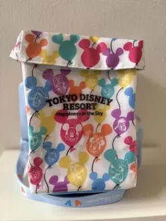 【未使用に近い】ディズニーリゾート ポップコーンケース（ミッキーバルーン柄）