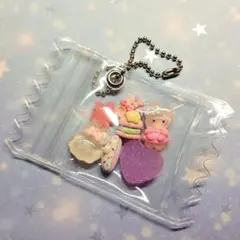 ⑤キャンディバッグ うさぎ スイーツ ガチャ詰めポーチ キーホルダー