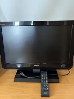 TOSHIBA 液晶テレビ ブラック 取扱説明書付き リモコン付き - メルカリ