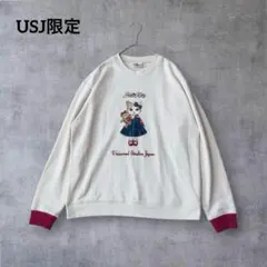 USJ限定 ユニバ　ハローキティ　トレーナー スウェット　リアルキャット　Lのサムネイル