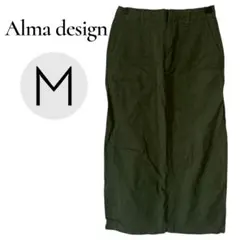 Alma design デニム タイトスカート ( M サイズ ) カーキ