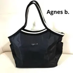 Agnes b. アニエスベー トートバッグ ナイロン ブラック 黒