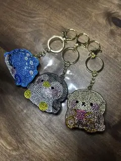 キラキラキーホルダー3個セット
