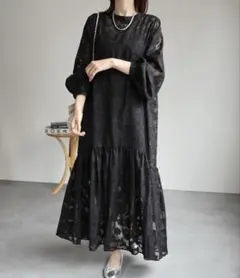 未使用 sakishimatokyo フラワーティアードワンピースインナーSET