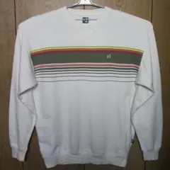 HANG TEN（ハンテン） スウェット 生成り ボーダー L 中古のサムネイル