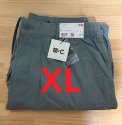 新品　ユニクロ　C ワイドフィットカーゴパンツ　XLサイズ　53グリーン色