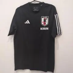 adidas 日本代表 シャツ 黒　Ｔシャツ　XSサイズ　サッカー