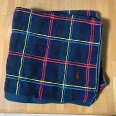 未使用品　Ralph Lauren ラルフローレン　バスタオル　チェック柄