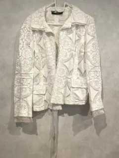 D&G レースカーディガン 白 刺繍　ジャケットのサムネイル