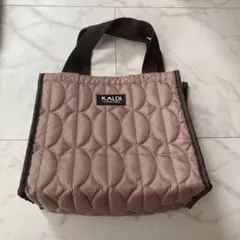 KALDI キルティング トートバッグ コーヒー豆柄 ブラウン 福袋