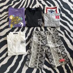 5点夏服まとめ売り！ポケモンTommy チャビーギャング 130男の子