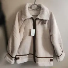 GRL ボアムートンジャケット　フリーサイズ 未使用　タグ付き