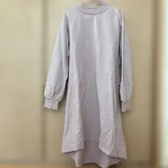 ブランシェス フリル付き長袖ワンピース